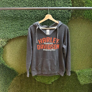 Harley Davidson Spellout Hoodie Large